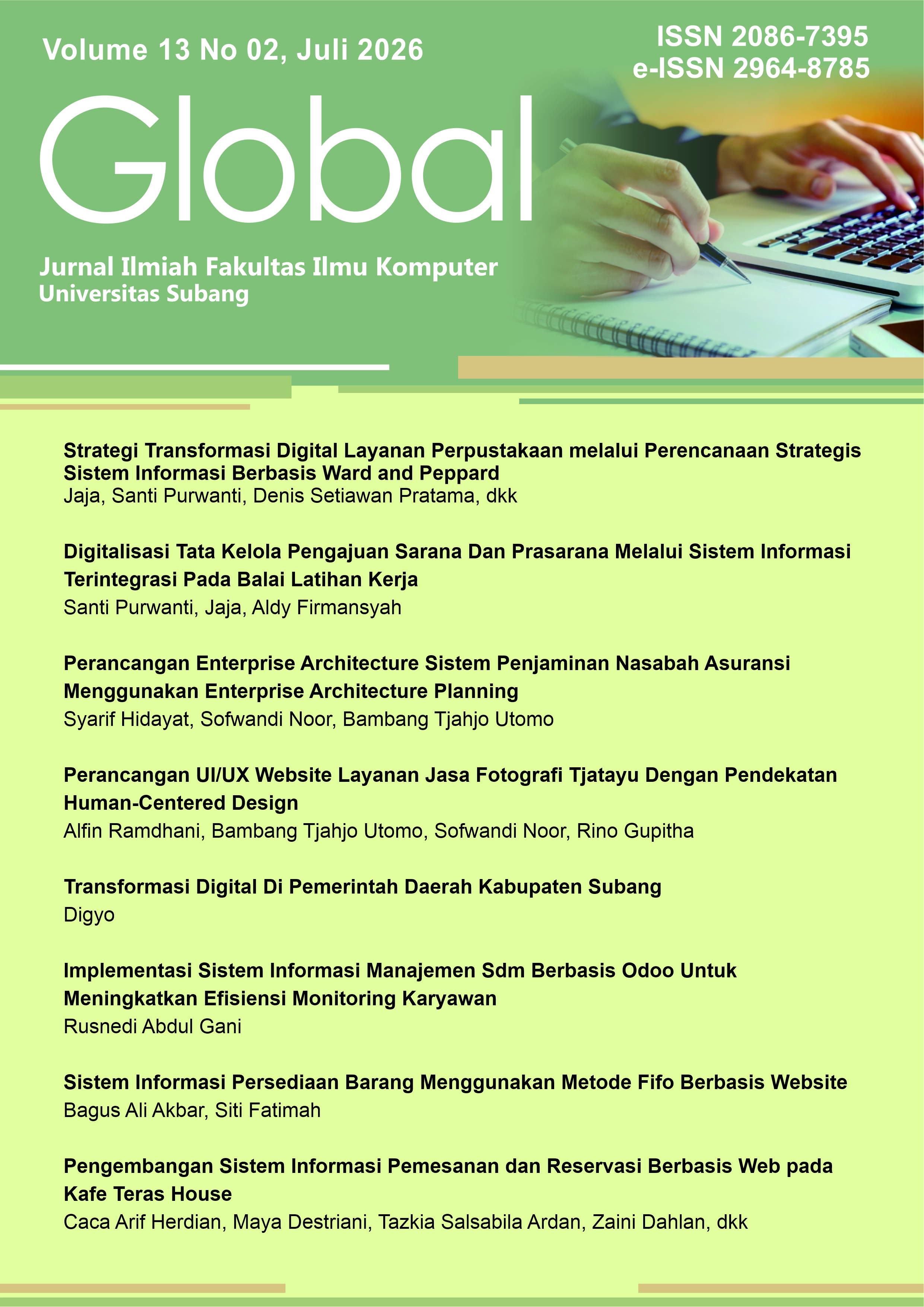 					View Vol. 13 No. 2 (2026): GLOBAL
				
