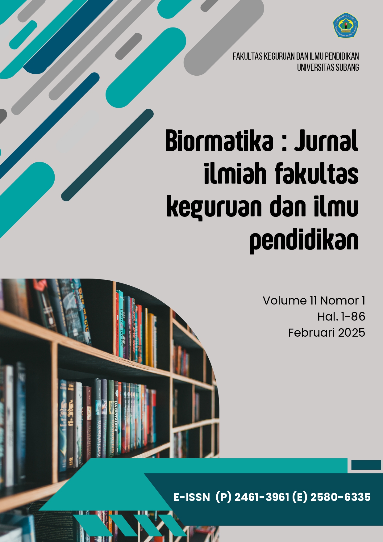 					View Vol. 11 No. 1 (2025): Biormatika : Jurnal ilmiah fakultas keguruan dan ilmu pendidikan
				